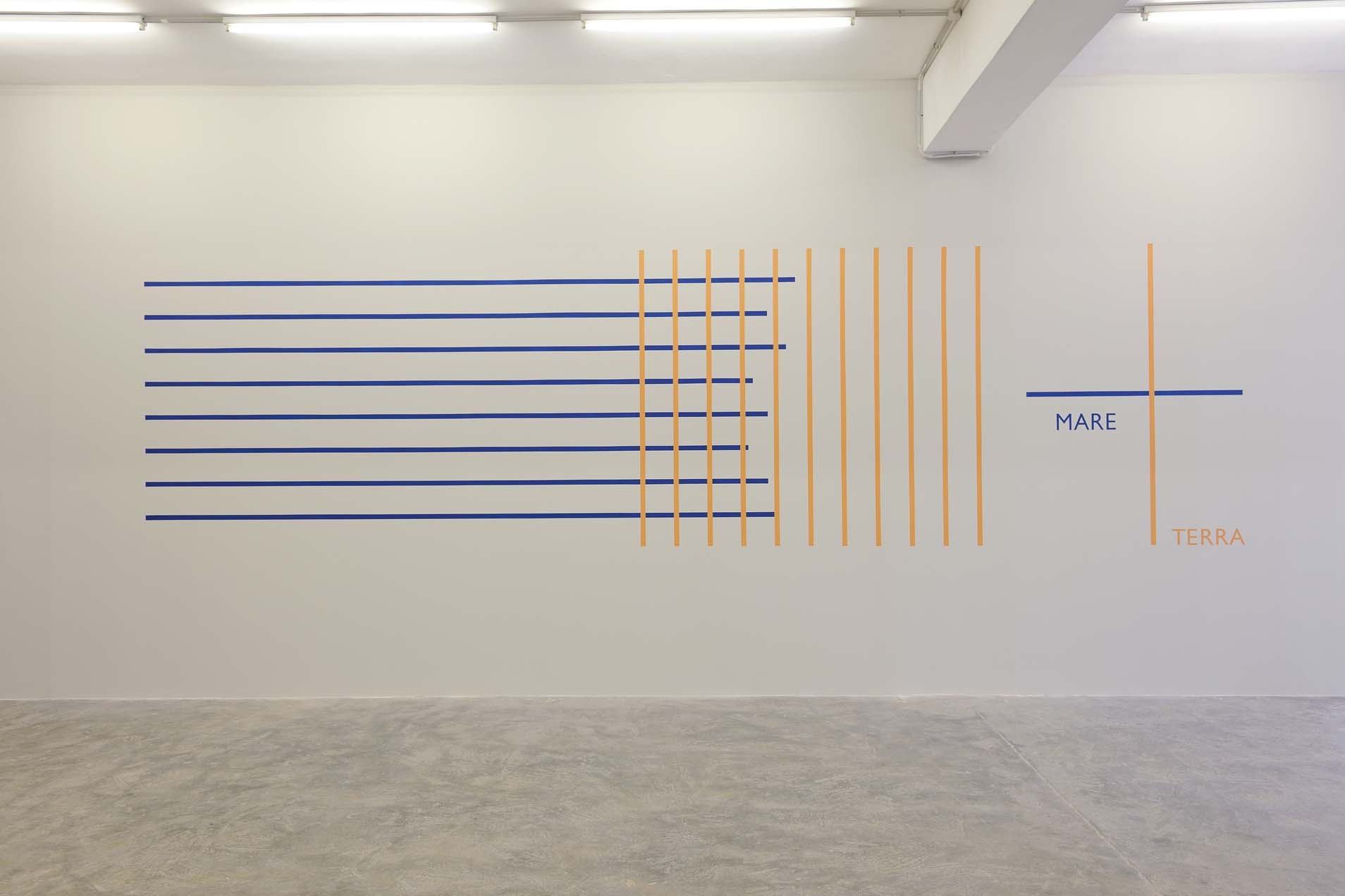 Mare Terra, 2002 (Design from 1973), Wall painting, Variable dimensions, Unique