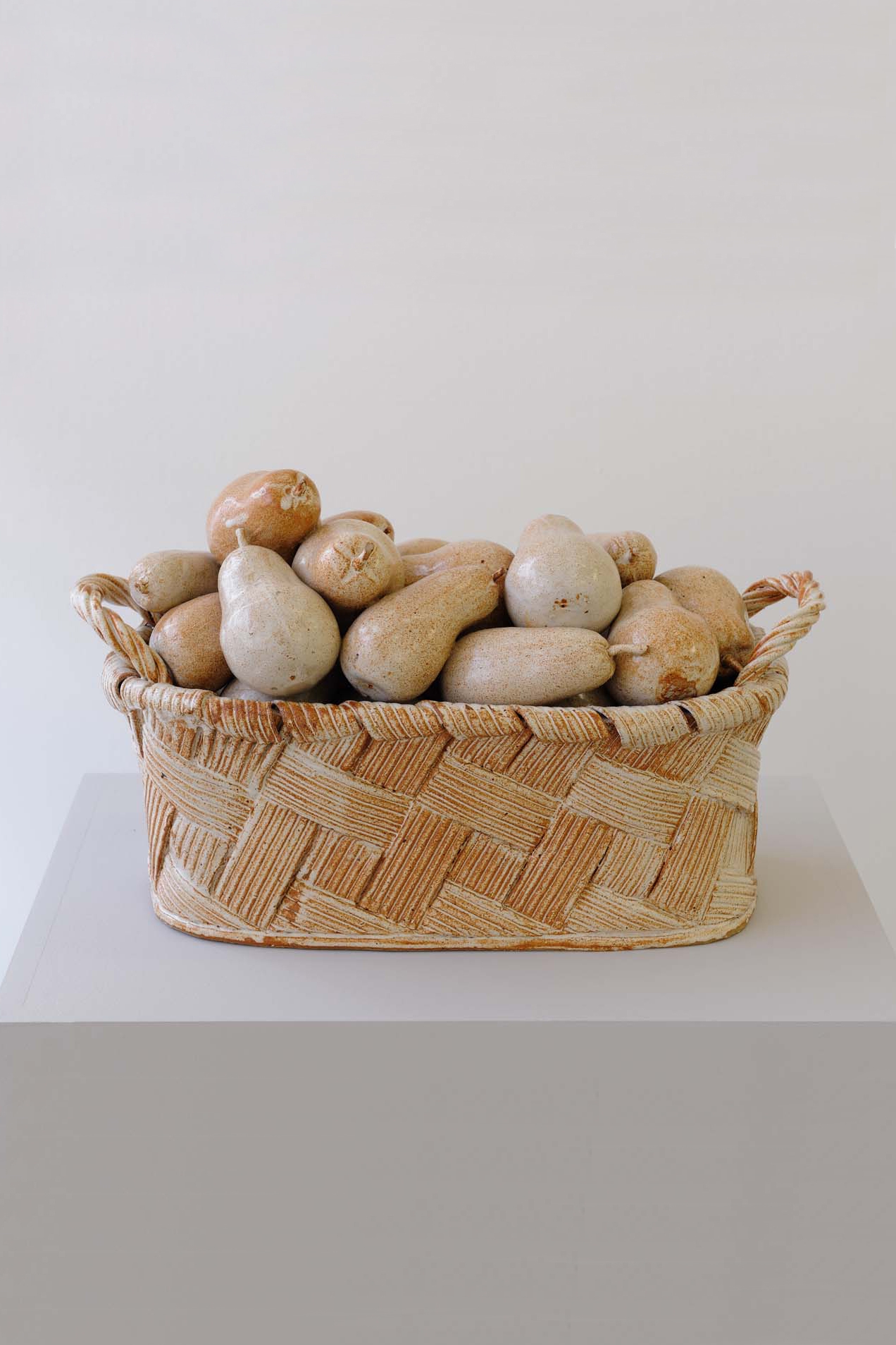 Pear Basket, 1989, Pottery, 49 x 29 x 23.5 cm, Unique