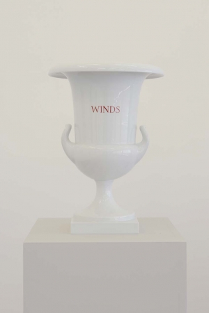 Winds, Woods, Streams, Seas (design after Carl Friedrich Riese, 1799), 2003, 4 Porcelain vases, 43 x 30 cm each, Unique, Winds