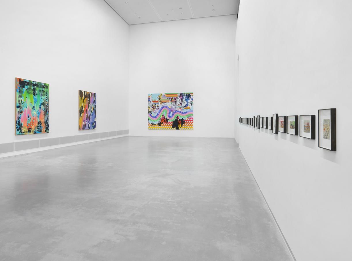 Christine Streuli, Fred-Thieler-Preis, Exhibition view Berlinische Galerie, 2017