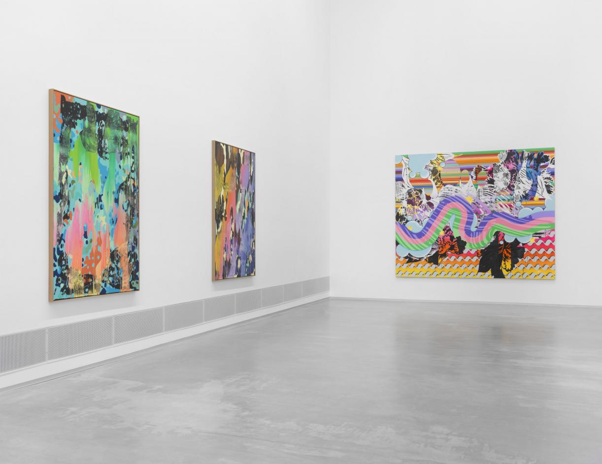 Christine Streuli, Fred-Thieler-Preis, Exhibition view Berlinische Galerie, 2017