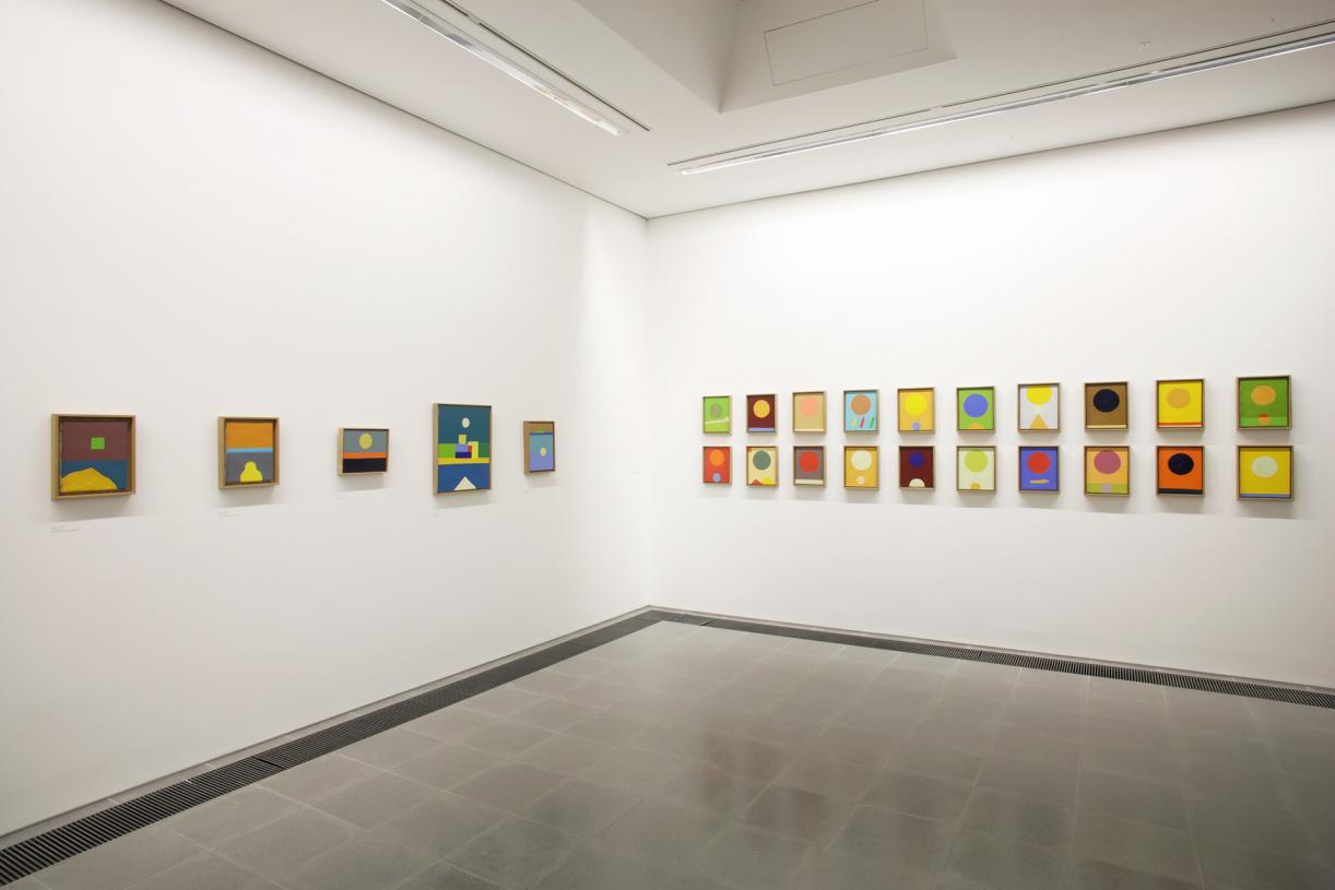 Etel Adnan: The Weight of the World, 2016, Exhibition view, Serpentine Sackler Gallery