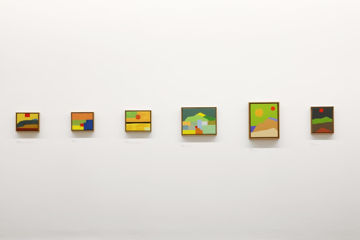Etel Adnan: The Weight of the World, 2016, Exhibition view, Serpentine Sackler Gallery