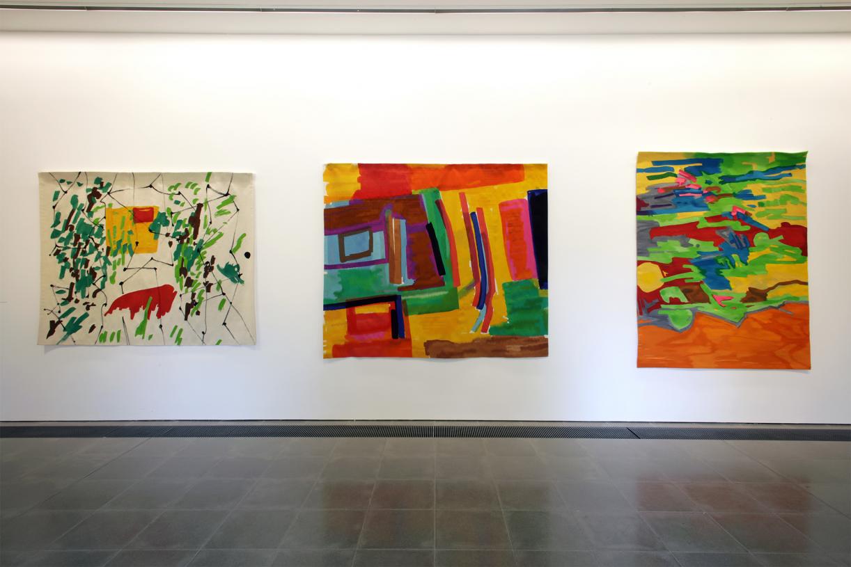 Etel Adnan: The Weight of the World, 2016, Exhibition view, Serpentine Sackler Gallery