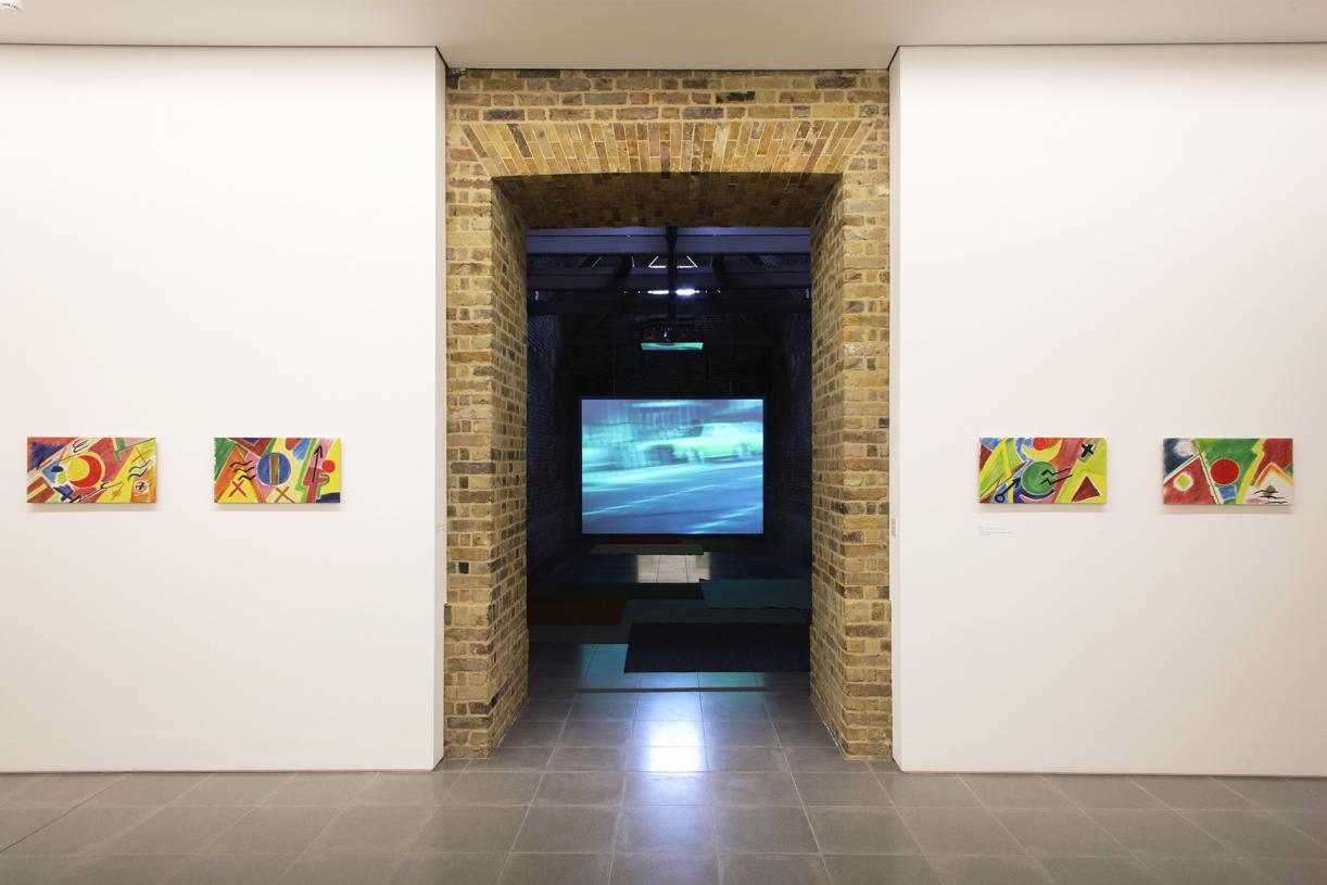 Etel Adnan: The Weight of the World, 2016, Exhibition view, Serpentine Sackler Gallery