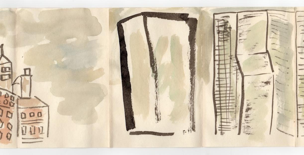 "From Laura's window", New York, May 23. 1990, 1990, p. 10-12