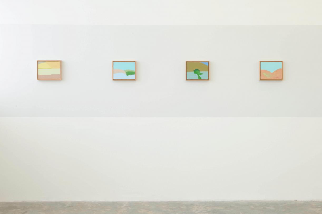 Etel Adnan, 2010, Exhibition view, Sfeir-Semler Gallery Beirut