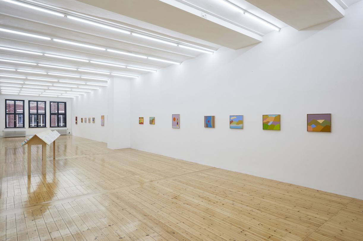 Etel Adnan, 2016, Exhibition view, Sfeir-Semler Gallery Hamburg