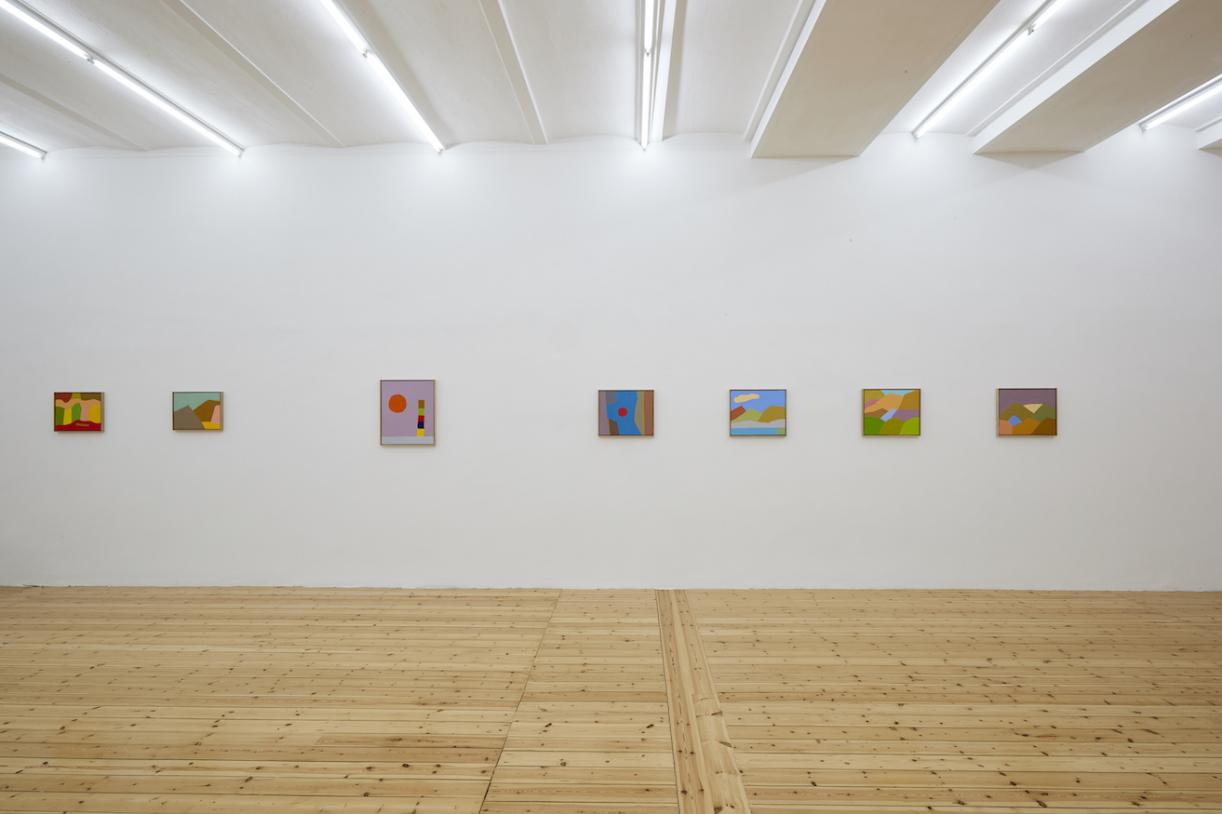 Etel Adnan, 2016, Exhibition view, Sfeir-Semler Gallery Hamburg