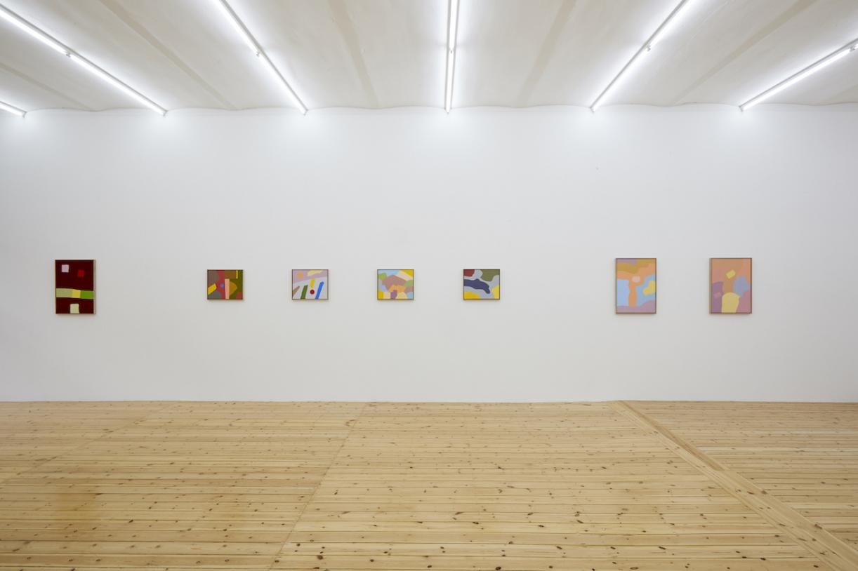 Etel Adnan, 2016, Exhibition view, Sfeir-Semler Gallery Hamburg