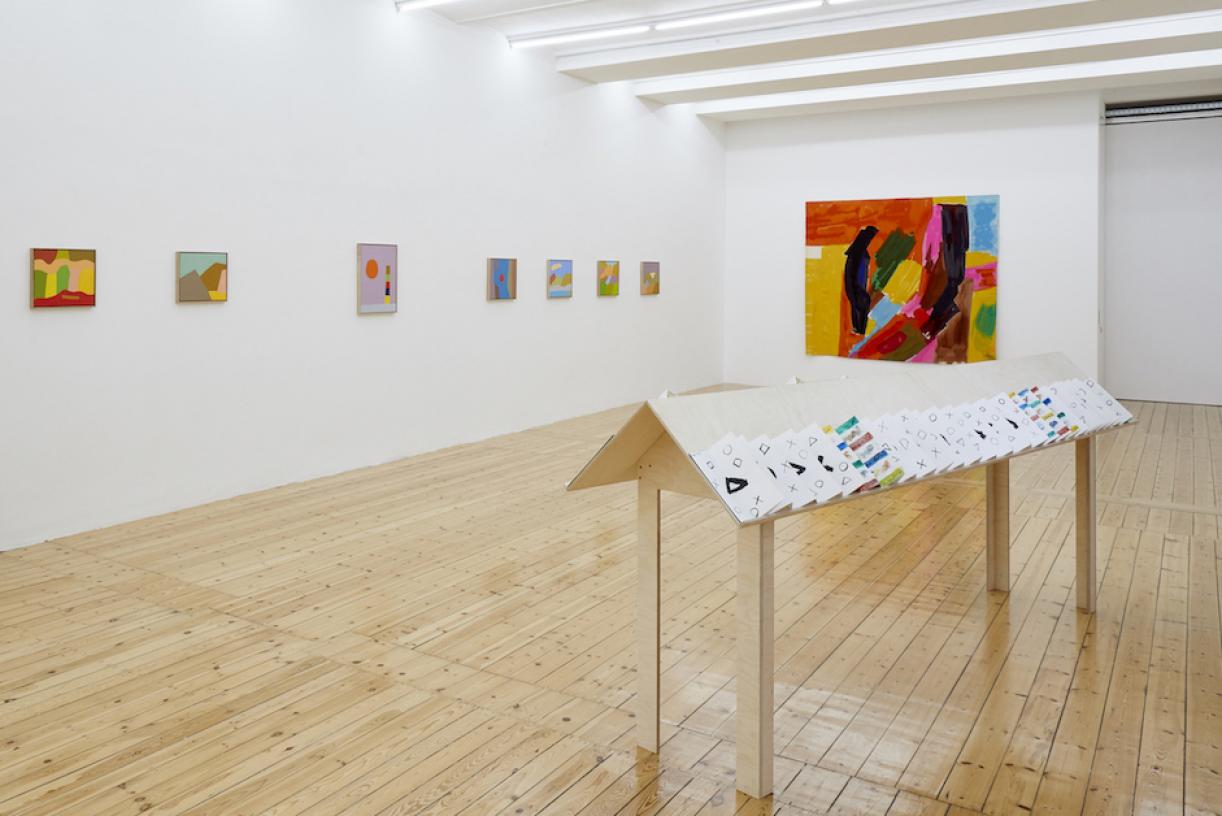 Etel Adnan, 2016, Exhibition view, Sfeir-Semler Gallery Hamburg