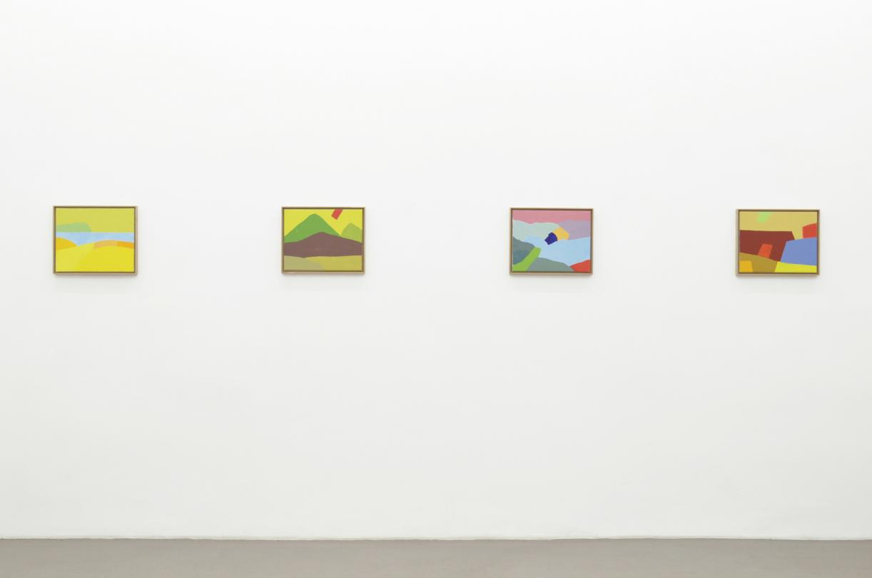 Etel Adnan: Works 1956 - 2012, 2012, Exhibition view, Sfeir-Semler Gallery Hamburg