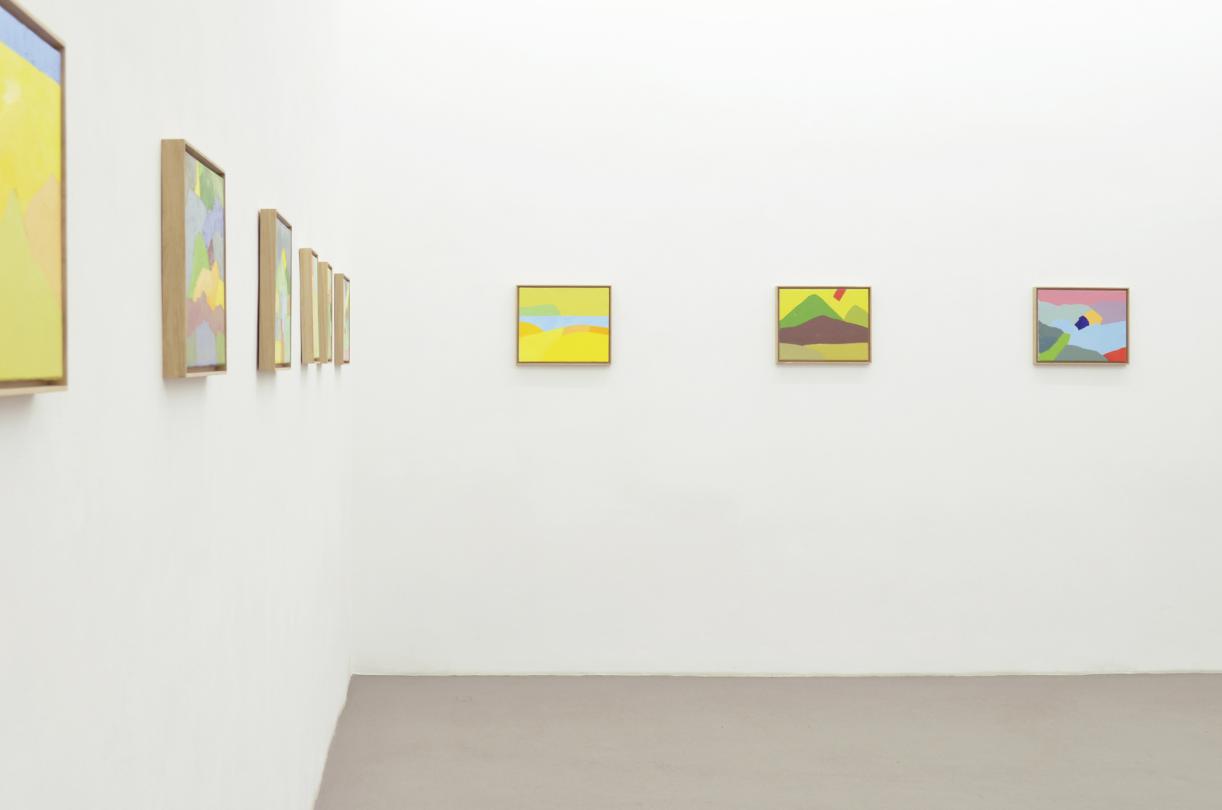 Etel Adnan: Works 1956 - 2012, 2012, Exhibition view, Sfeir-Semler Gallery Hamburg