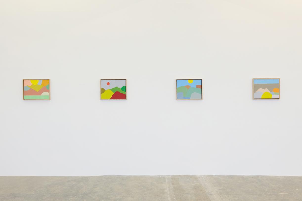 Etel Adnan, 2013, Exhibition view, Sfeir-Semler Gallery Beirut