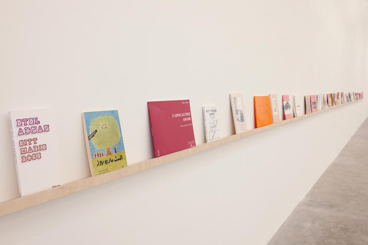 Etel Adnan, 2013, Exhibition view, Sfeir-Semler Gallery Beirut