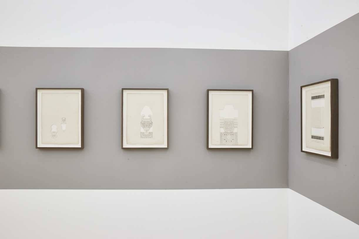 Rayyane Tabet, Decoupage, 1891/2021, 35,5x25,9cm / 40,5x31,2cm framed, Exhibition view Sfeir-Semler Gallery Hamburg 2021