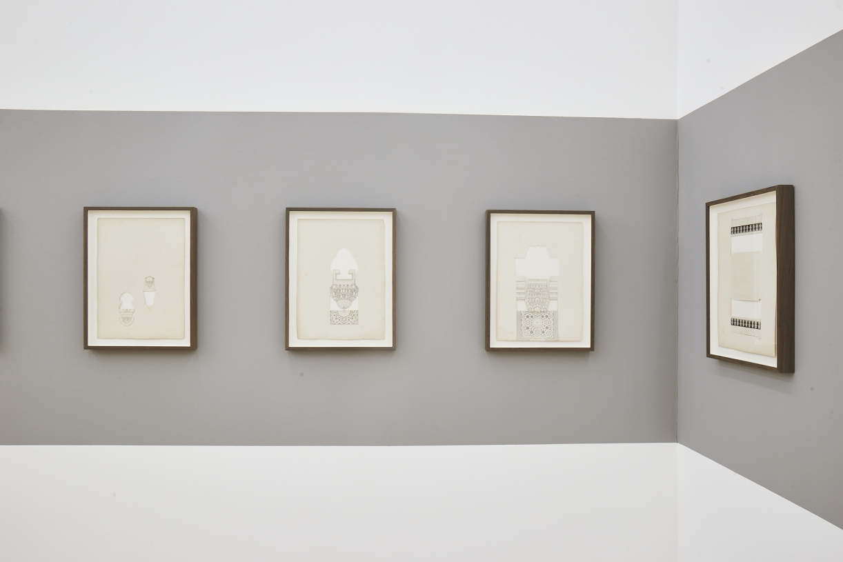 Rayyane Tabet, Decoupage, 1891/2021, 35,5x25,9cm / 40,5x31,2cm framed, Exhibition view Sfeir-Semler Gallery Hamburg 2021