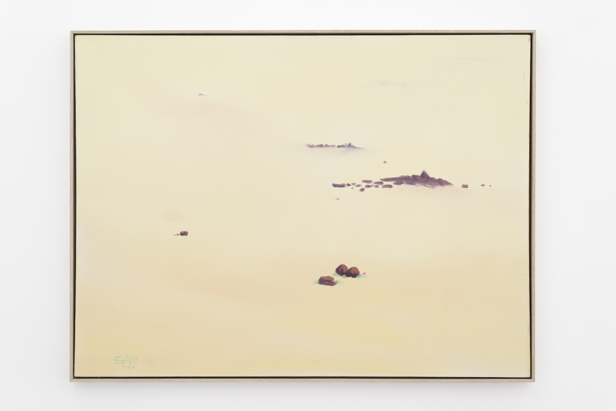Aref El Rayess, Untitled (Deserts series), 1987, Oil on canvas, 91,5 x 121,5 cm