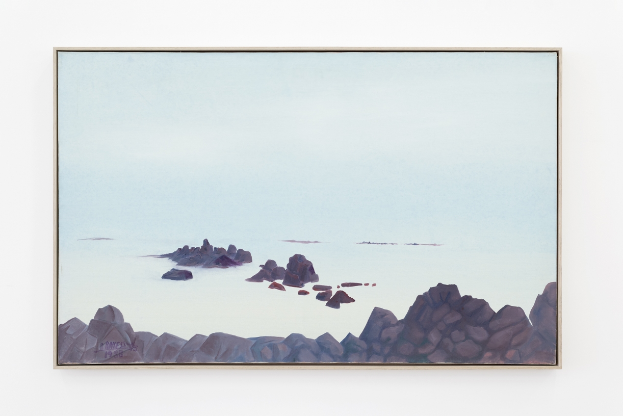 Aref El Rayess, Untitled (Deserts series), 1988, Oil on canvas, 76 x 121,5 cm