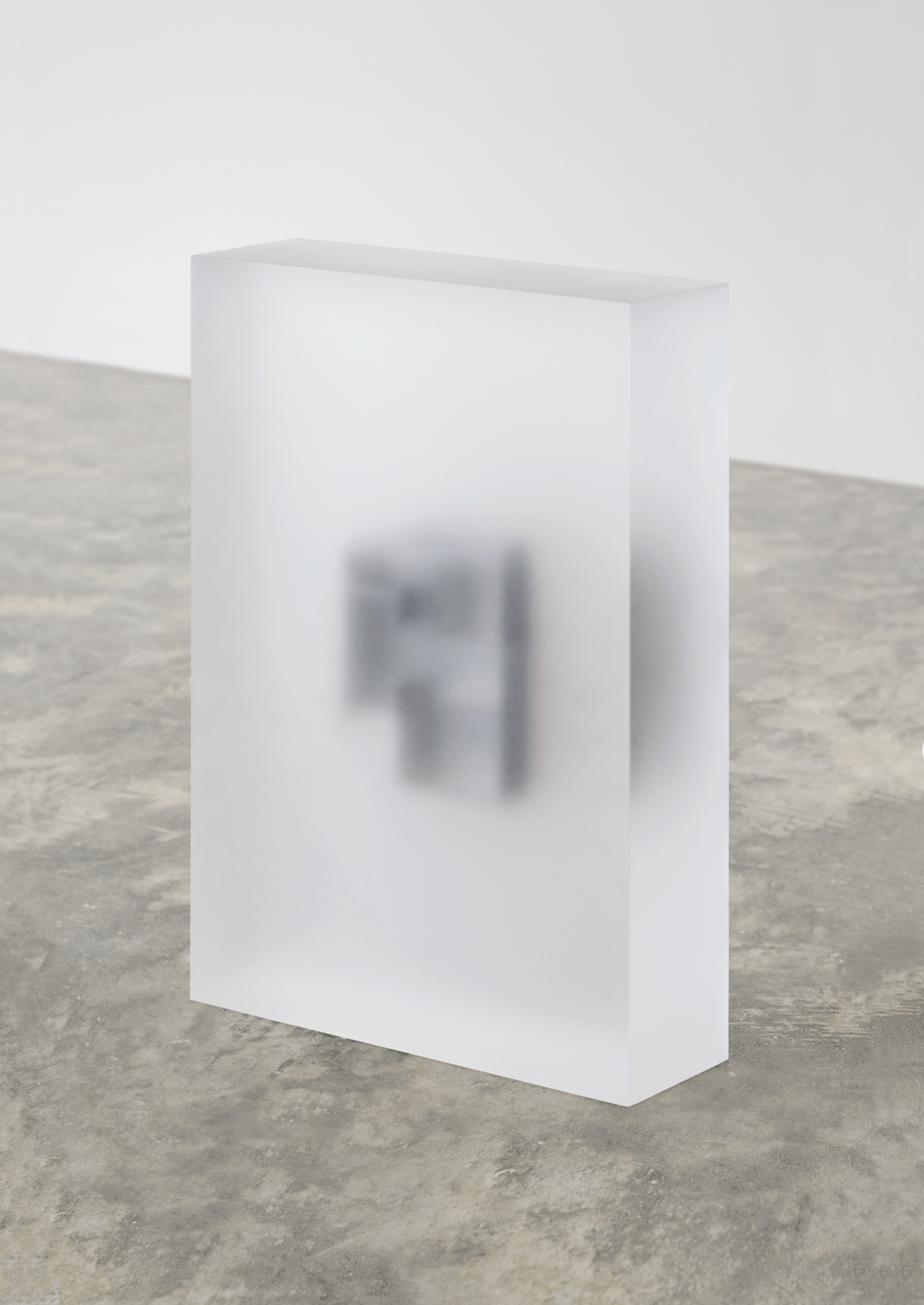 Tarik Kiswanson, Anamnesis, 2022, Resin cast with inox object, unique, 40 x 28 x 9 cm