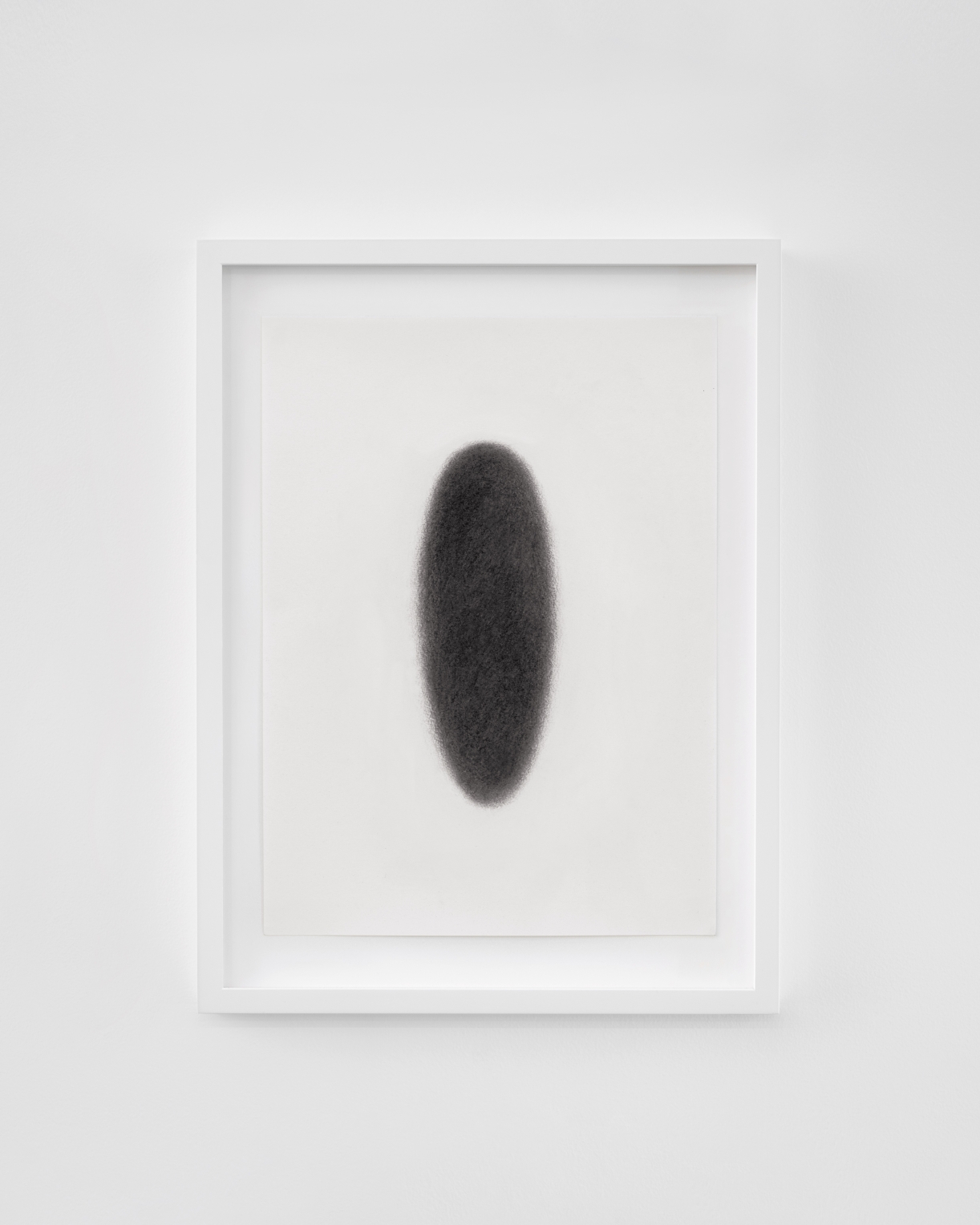 Tarik Kiswanson, Open Window (Nest), 2021, Charcoal drawing on paper, 50 x 37.6 x 3.4 cm