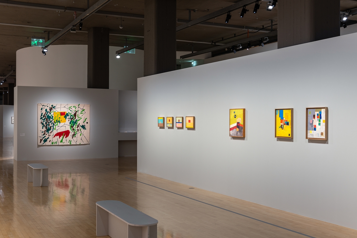 Etel Adnan, Exhibition views Lenbachhaus Munich 2022