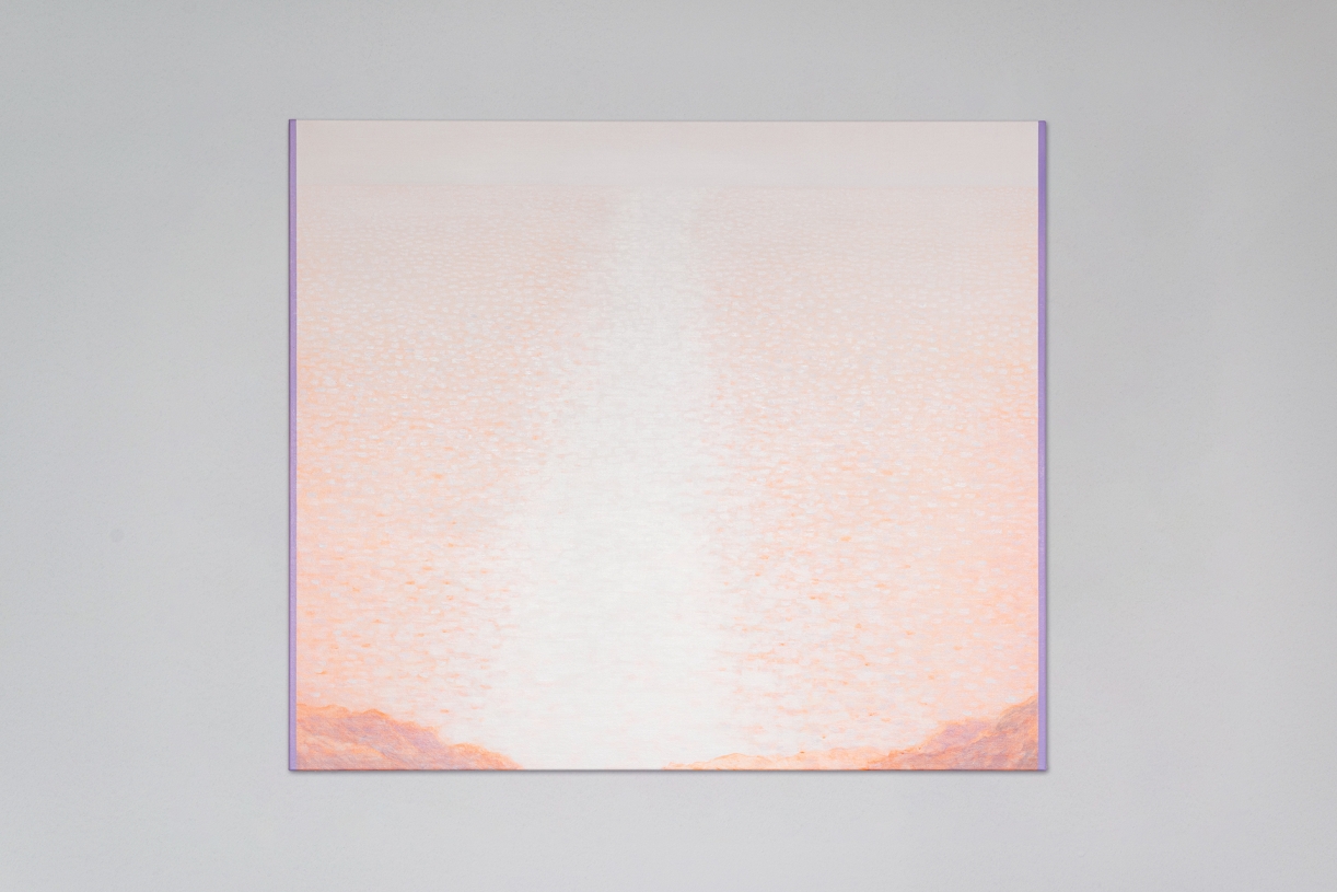 Daniele Genadry, Sea Shimmer, 2023, Acrylic and oil on canvas, 95 x 110cm