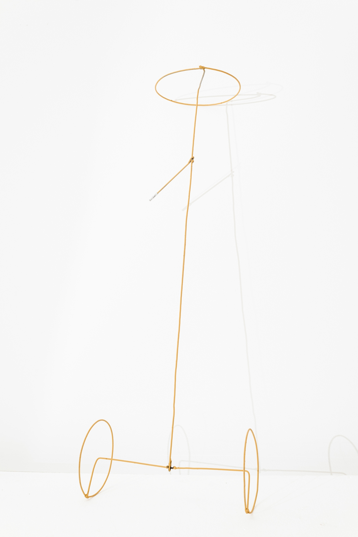 Wire Car, 2024, 3 mm metal wire, 110 × 40 × 10 cm