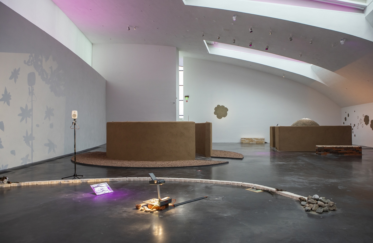 (ka) pheko ye–the dream to come, Exhibition view, Kiasma, Helsinki, 2023