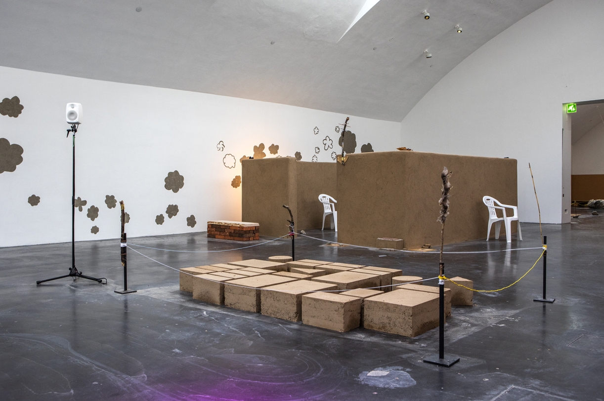 (ka) pheko ye–the dream to come, Exhibition view, Kiasma, Helsinki, 2023