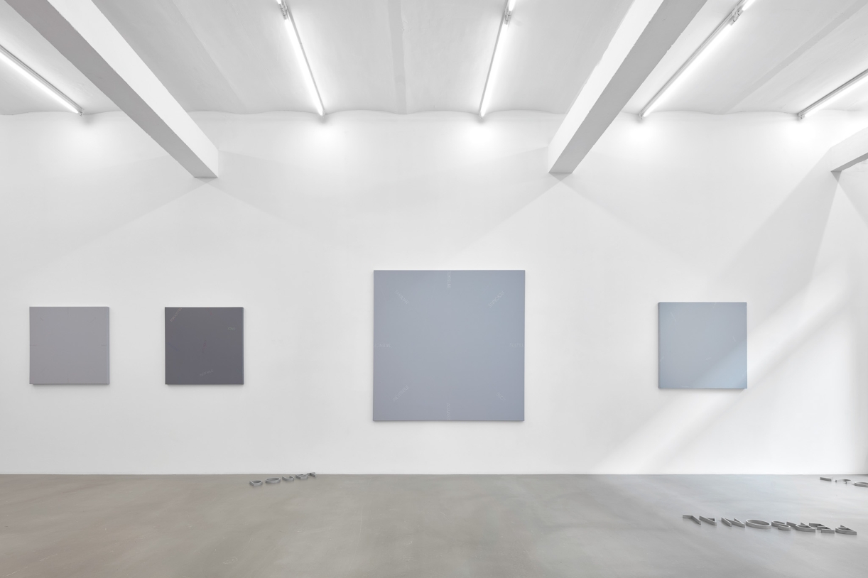 Installation View, Robert Barry, 2024, Galerie Sfeir-Semler Hamburg 