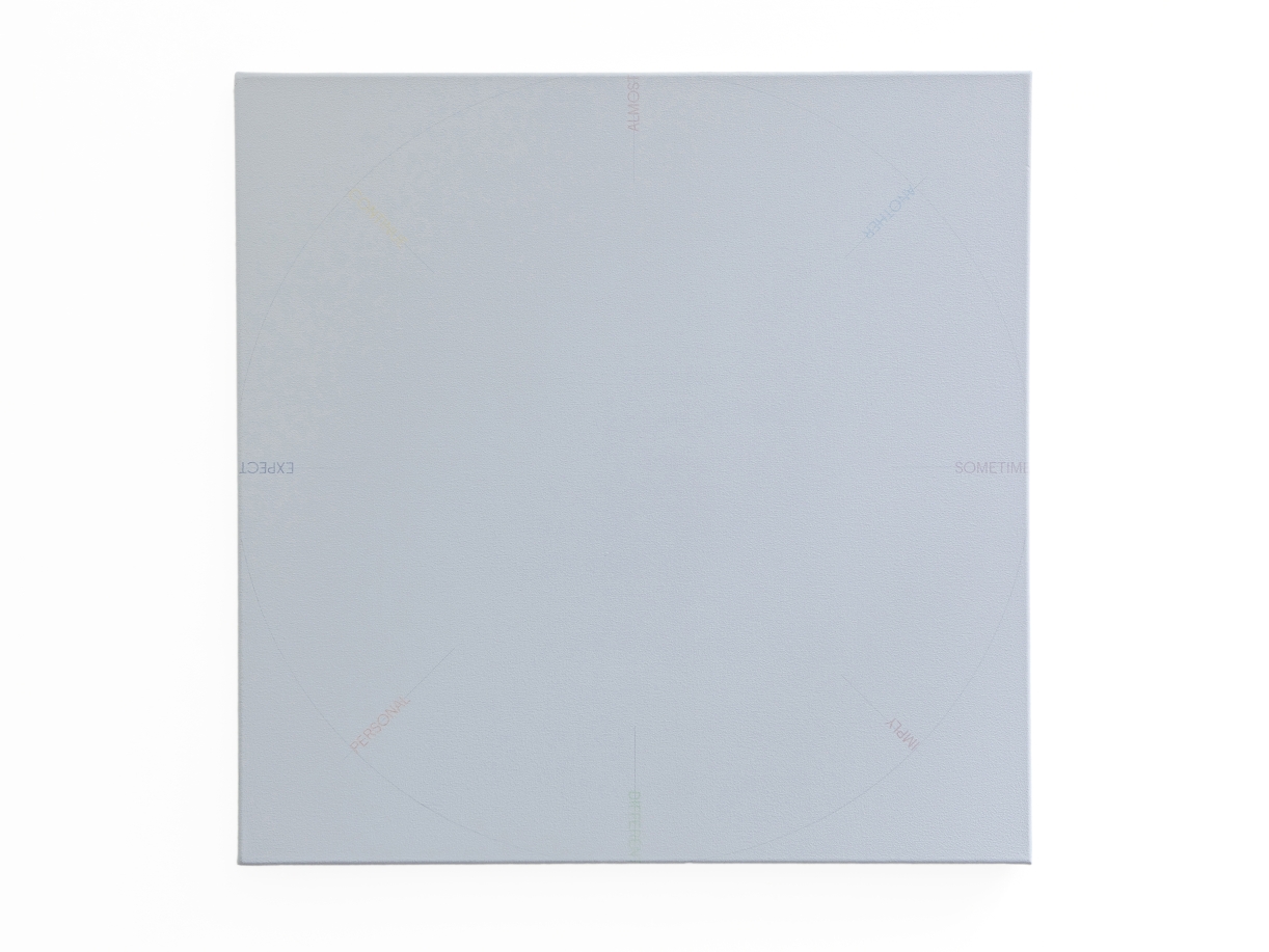 Alomst Continue, 2010, Acrylic on canvas, 91,5 x 91,5 cm
