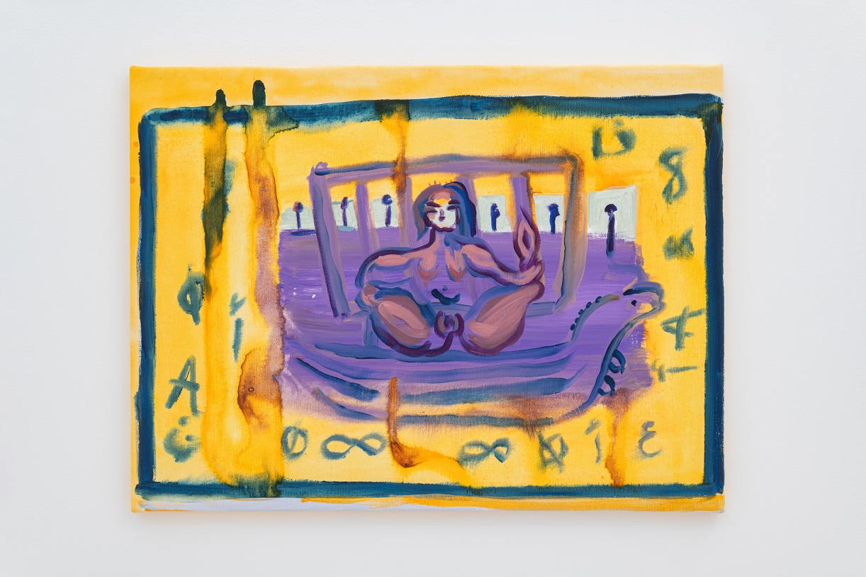 When Elissa's women emerged 3, 2025, Acrylic on canvas, 60 x 80 cm
