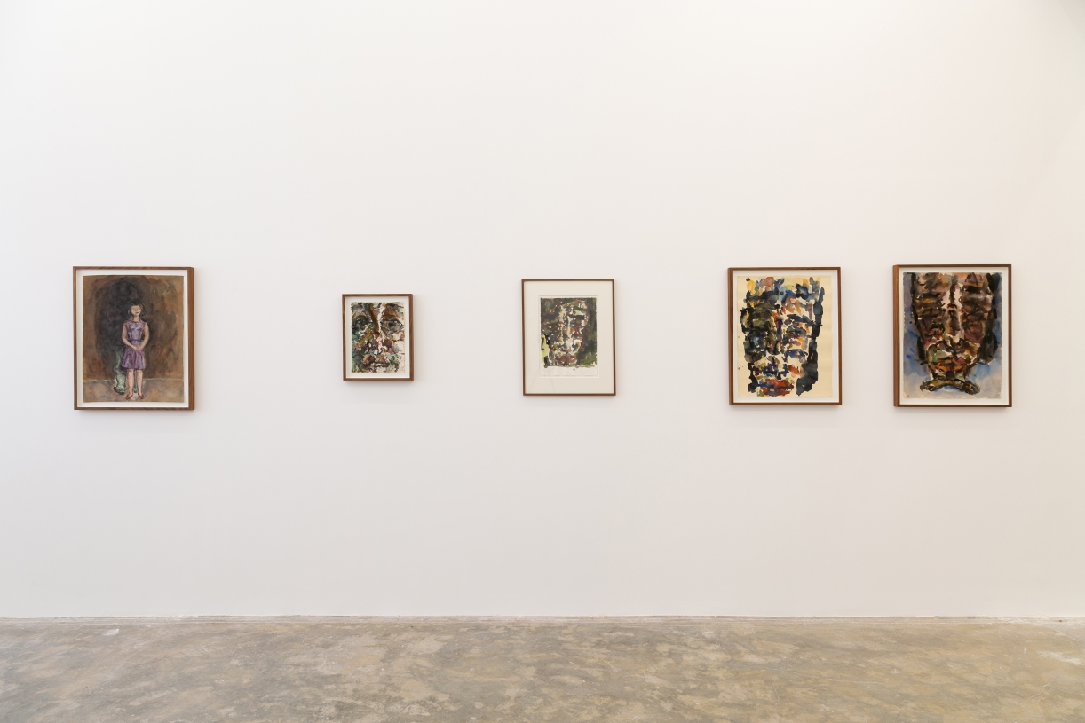 MARWAN, Untitled, 1968-2008, watercolor and pencil on paper, various dimensions