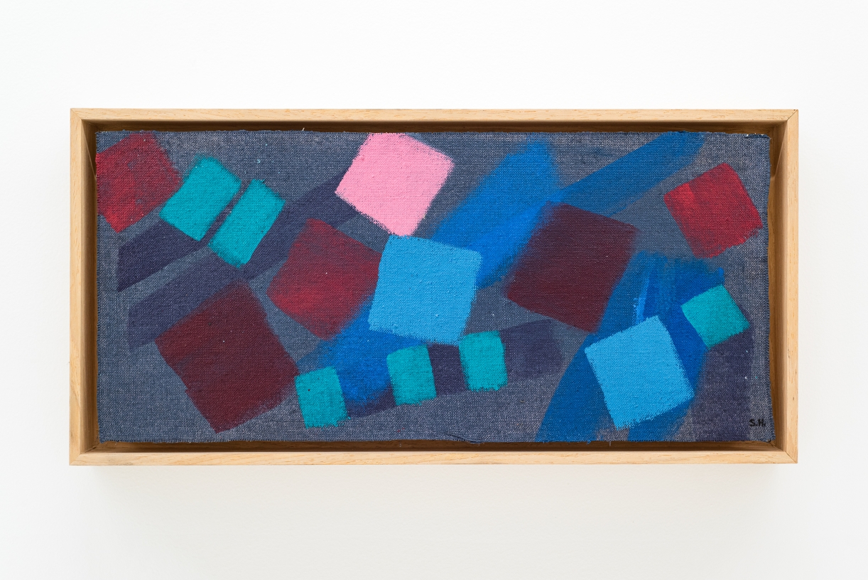 Pink High, 2025, Acrylic on canvas, 20,3 x 44,5 cm