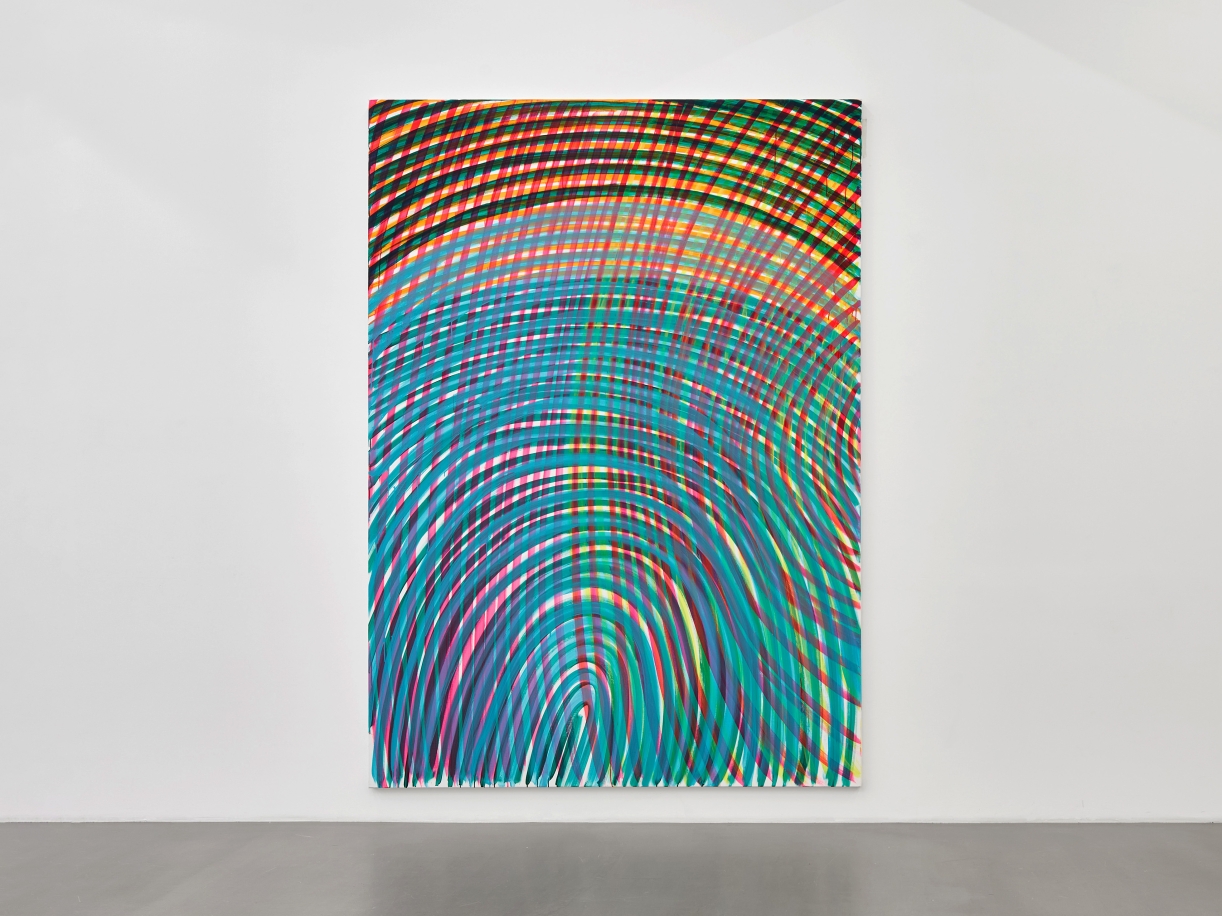 Katharina Grosse, Untitled, 2001, Acryl on canvas, 280 x 200 cm