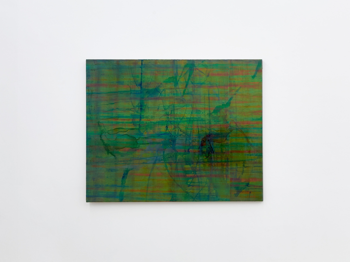 Peter Hopkins, Covered site, 1993, Mixed media, 120 x 180 cm