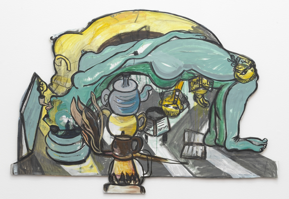 Installation view, Mounira Al Solh: A land as big as her skin, 2025, The Bonnefanten Museum, Maastricht, Netherlands