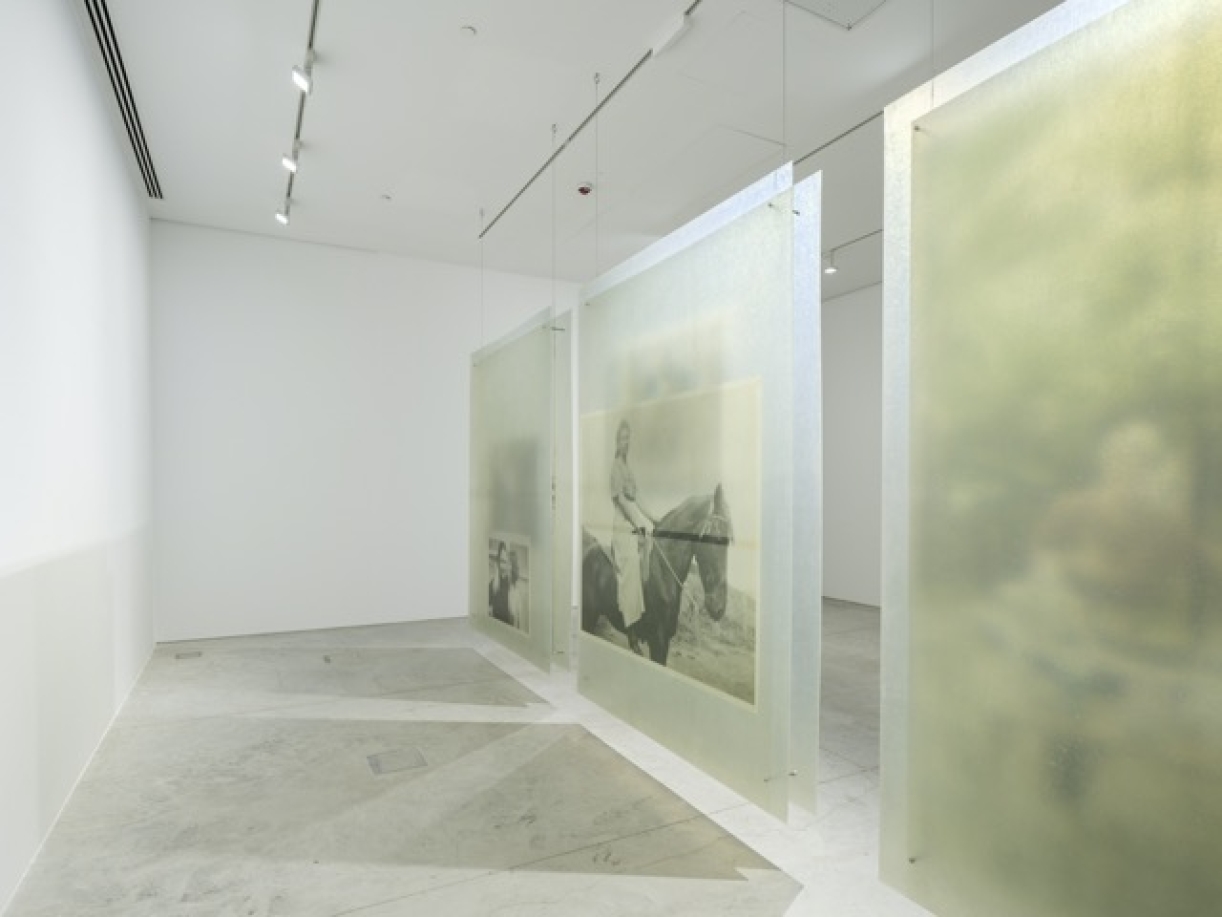 Kupol LR 3303 Talisman 01, 02 and 03, 2024, fiberglass and polyester resin (Kupol LR 3303 manufactured by United Oil Projects Company, Kuwait), photocopy paper, ink, stainless steel bolts, 243 x 183 x 15 cm each, Photo: Danko Stjepanovic