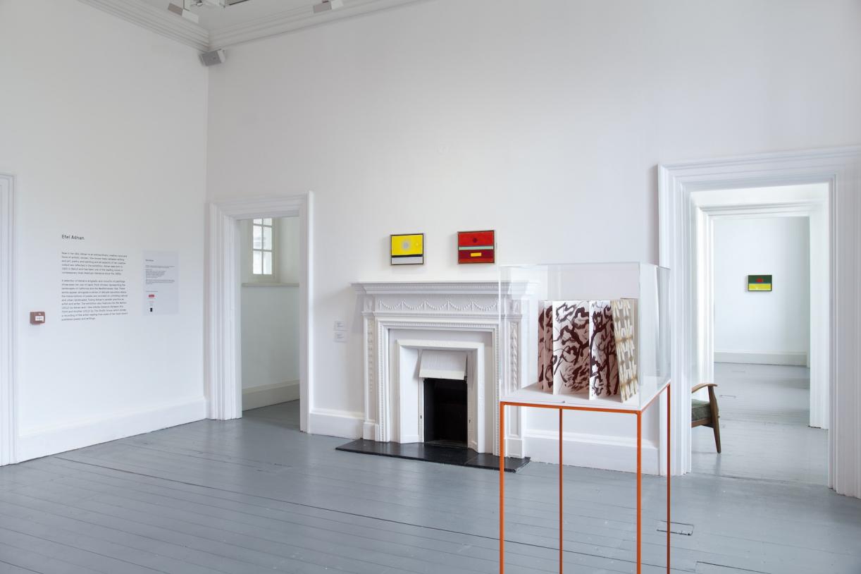 Etel Adnan, 2015, Exhibition view, The Irish Museum of Modern Art, Dublin