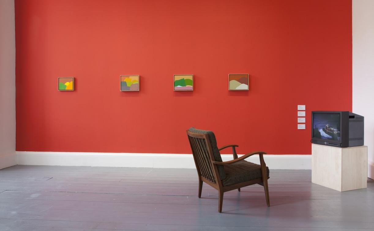 Etel Adnan, 2015, Exhibition view, The Irish Museum of Modern Art, Dublin