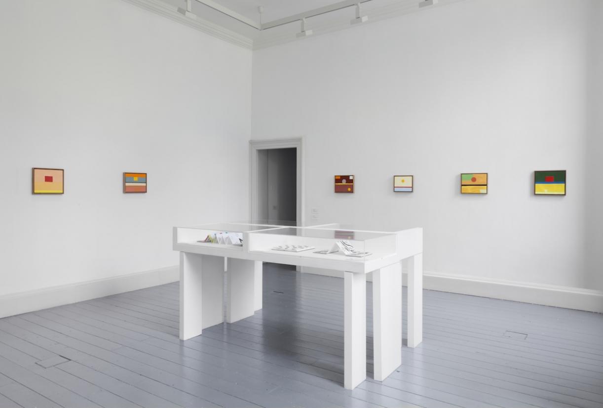 Etel Adnan, 2015, Exhibition view, The Irish Museum of Modern Art, Dublin