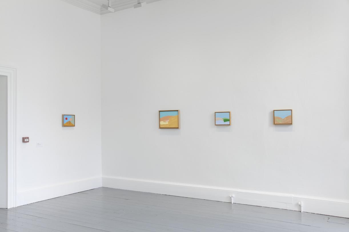 Etel Adnan, 2015, Exhibition view, The Irish Museum of Modern Art, Dublin