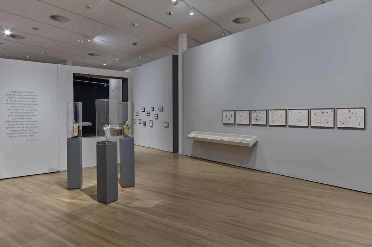 Etel Adnan, 2018, Exhibition view, Zentrum Paul Klee, Bern