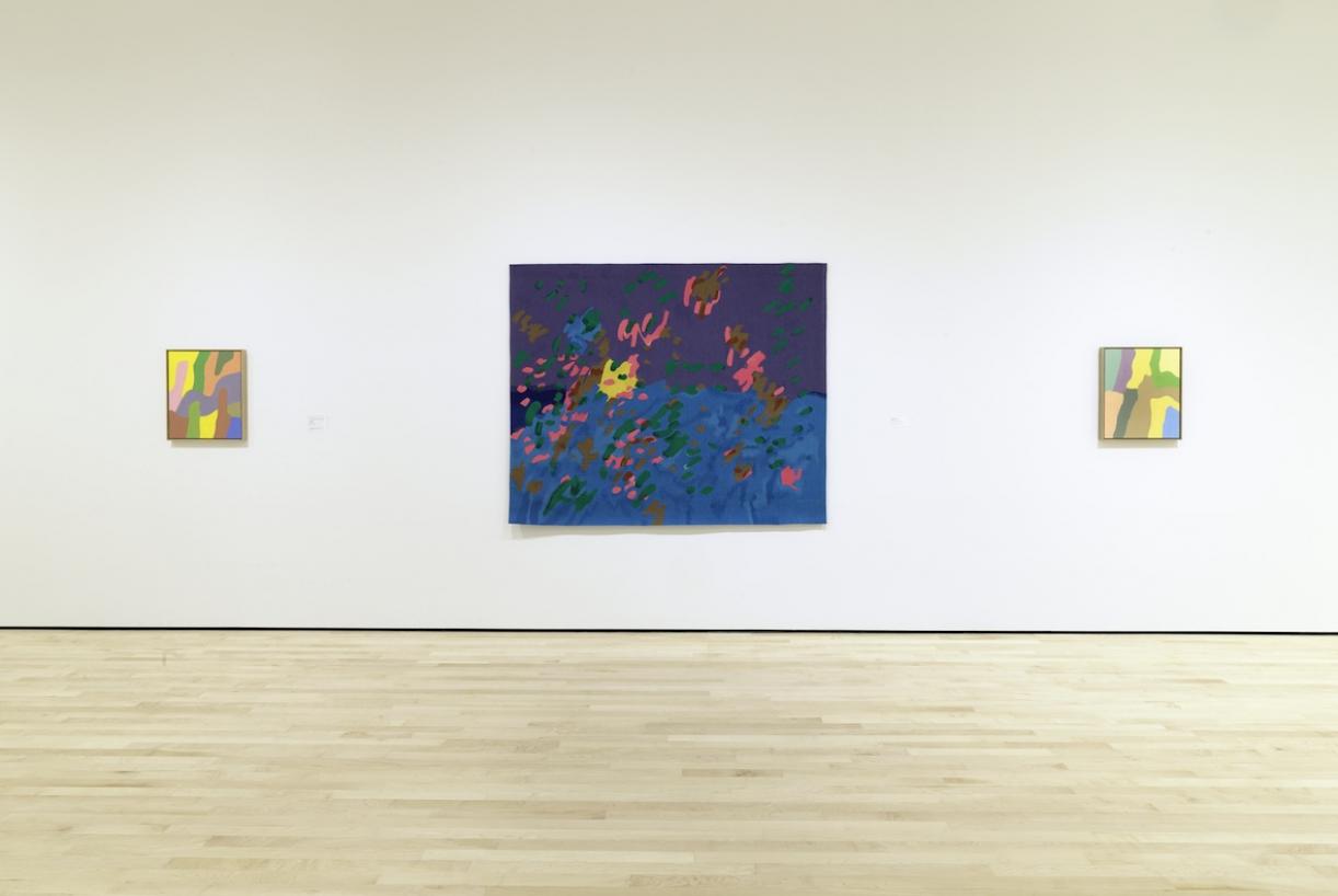 New Work: Etel Adnan, 2018, Exhibition view, SFMOMA