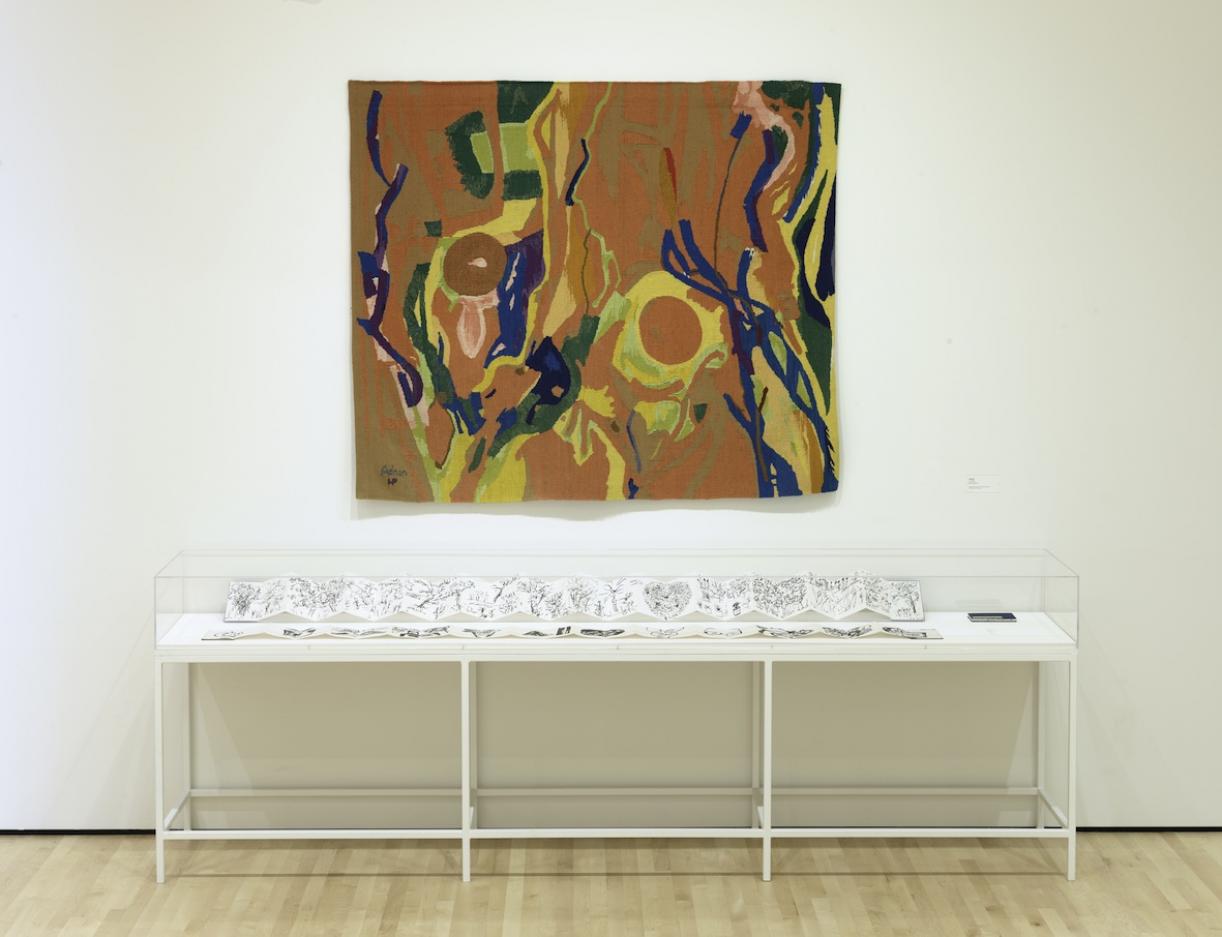 New Work: Etel Adnan, 2018, Exhibition view, SFMOMA