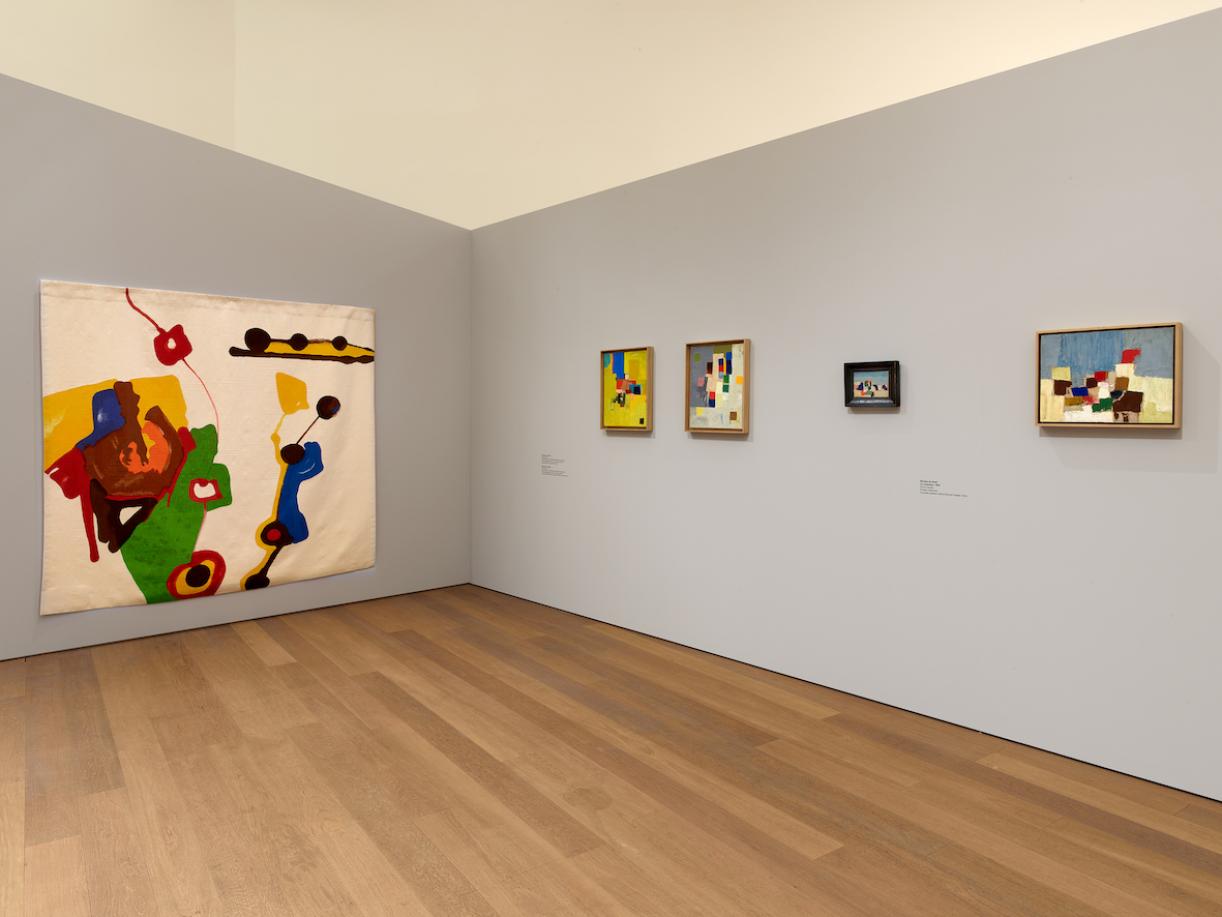 Etel Adnan et les modernes, 2019, Exhibition view, Mudam Luxembourg