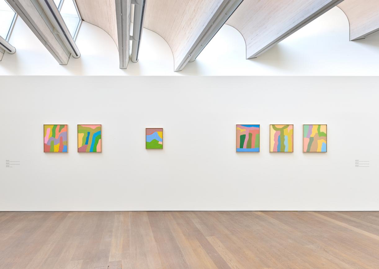 Etel Adnan et les modernes, 2019, Exhibition view, Mudam Luxembourg