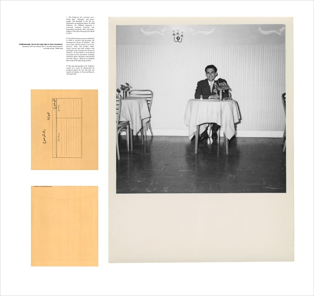 Civilizationally, we do not dig holes to bury ourselves_Restaurant. 1958-59/2002, archival inkjet print on archival paper, 119 x 112 cm