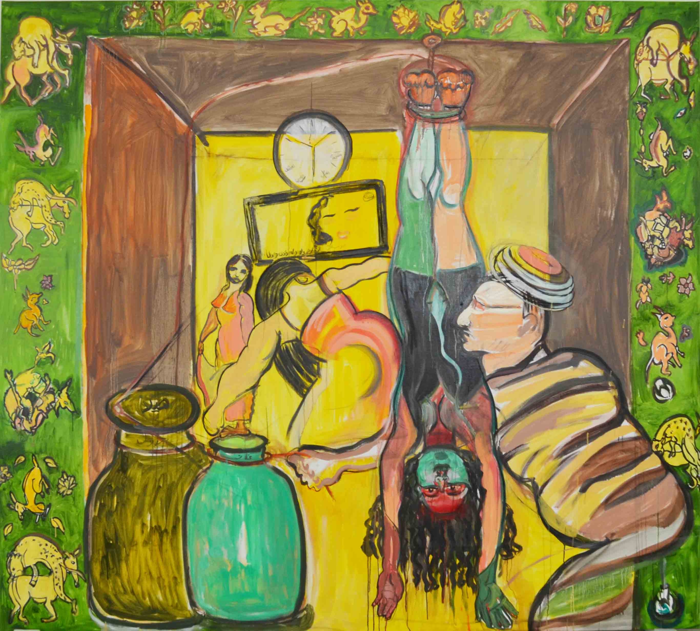 The Mother of David and Goliath, 2019, Oil on canvas, 200 x 220 cm